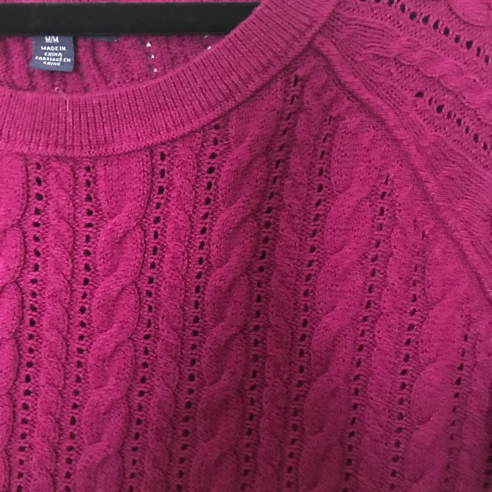 Fuchsia Knit Sweater